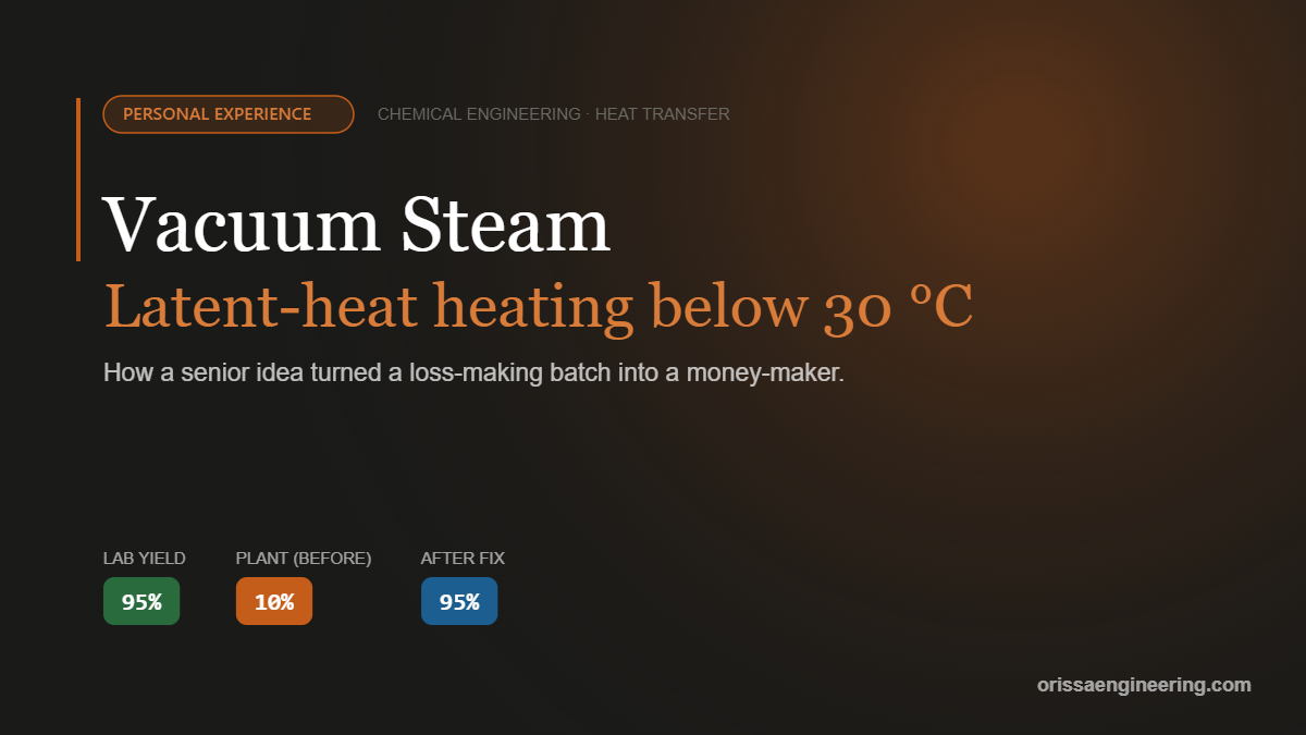 Vacuum steam latent-heat heating